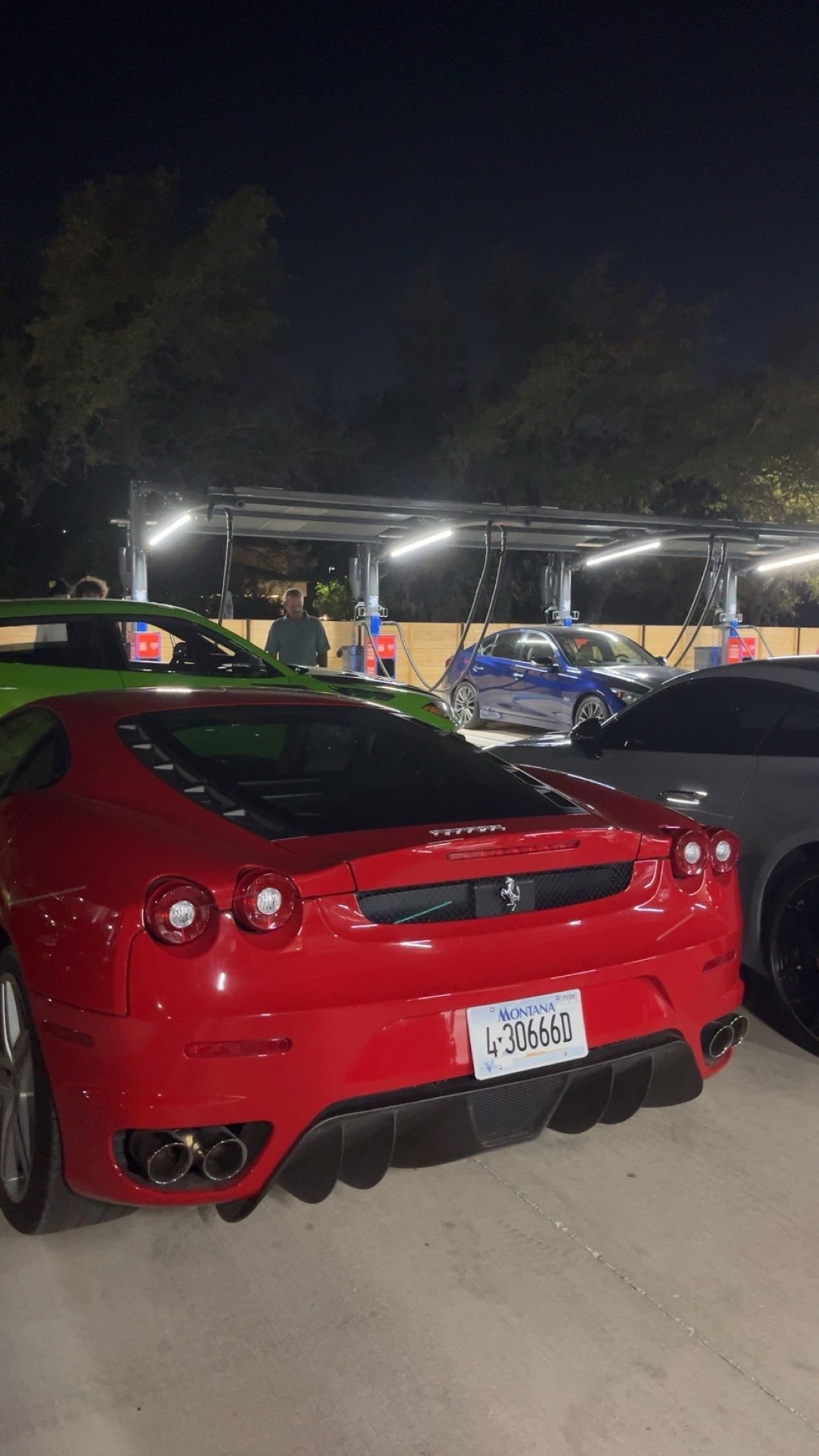 Red Ferrari F430